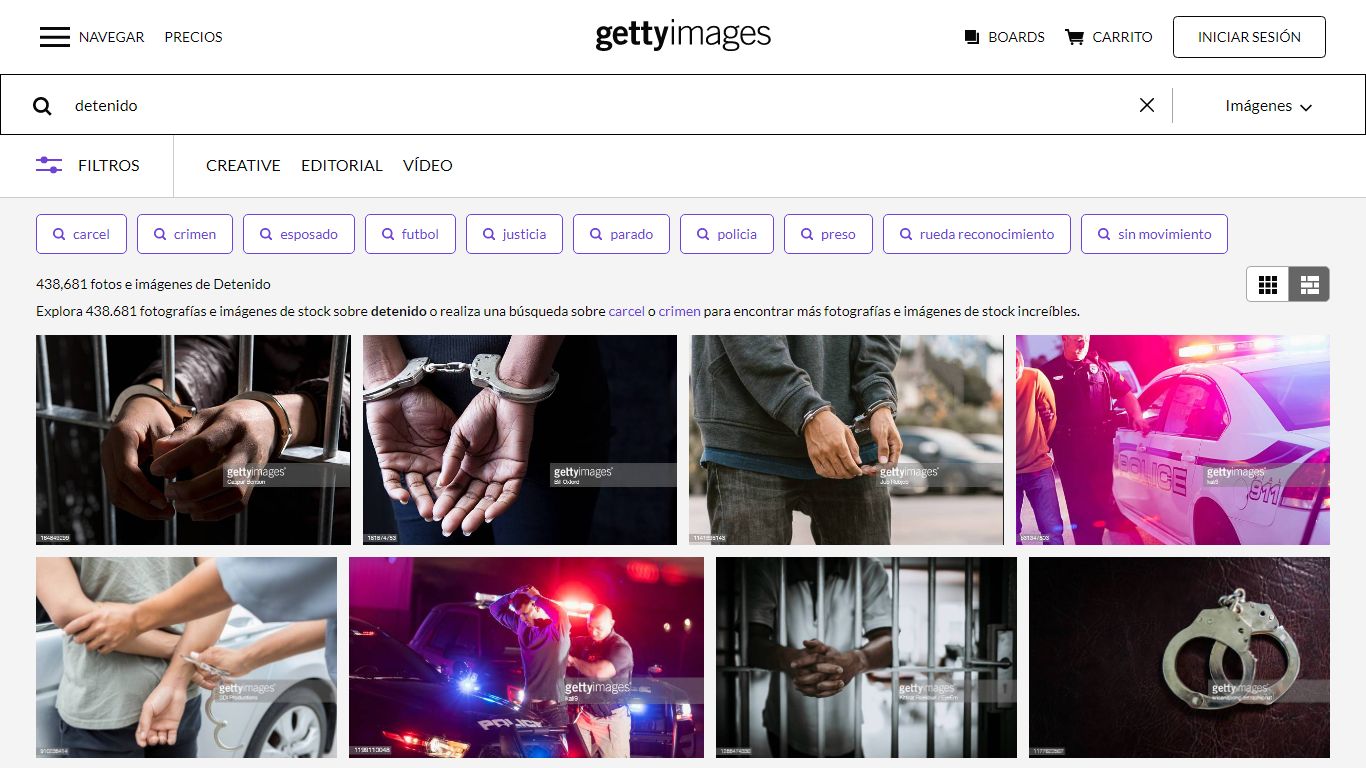Detenido Fotografías e imágenes de stock - Getty Images